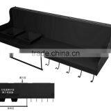 Factory Sale Black Color Hanging Organizer Utensil for Kitchen Wall Rack thumbnail-2