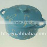 10cm Dia Stoneware Mini Casserole thumbnail-1