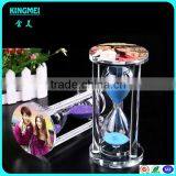 KM-CP02 Hot Sale Pop Acrylic Sand Timer Hourglass thumbnail-3