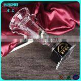 Fashion Transparent Crystal Glass Award Golf Ball Cup With Ball Top thumbnail-6