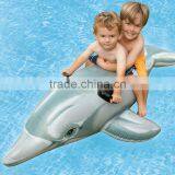 2017 Hot Selling Leasure Giant Pool Float Pool Party Floating Toys Outdoor Swimming Kids Dolphin Ride on thumbnail-2
