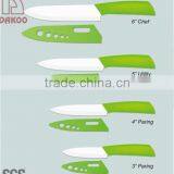 4 Pieces Color Handle Zirconia Chef/Paring Knife With Acrylic Stand thumbnail-3
