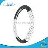 Colorful Polyester Car Customized Steering Wheel Cover thumbnail-3