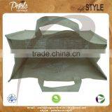 PP Laminated Jute Tote Bag With Jute Handle & With 2 Color Print Two Side thumbnail-4