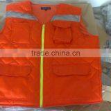 Mens Softshell Bodywarmer Gilet Work Wear Orange thumbnail-1