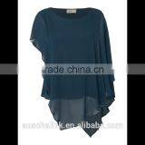 Latest Woman Oversized Sleeve Viscose Blouse New Styles thumbnail-3