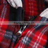 Garment Manufacturer Wholesale Plaids Winter Men Polar Fleece Jacket Stock thumbnail-3