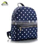 Design Your Own Dot Denim Nylon Backpack thumbnail-1