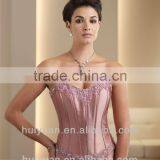 2014 New Arrival V-Neck Long Sleeve Floor-Length Dress With Matching Coat thumbnail-2