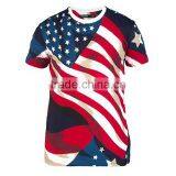 Professional Custom Design Fashion Flag Top Dry Fit Running Shirt thumbnail-1