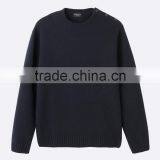 High Quality Hot Sale Cashmere Black Jumper Mens Wool Shoulder Buttons Sweater (BKNM19) thumbnail-1