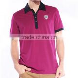 Mens Polo shirt design with four buttons
