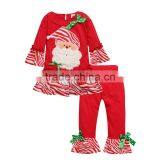 2017 Wholesale Children's Boutique Clothing Cute Baby Set Kids Christmas Outfit thumbnail-4