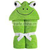 Trade Assurance Applique Animal Baby Hooded Towel Fabric Cotton/custom Terry Baby Towel With Hood for Bath thumbnail-2