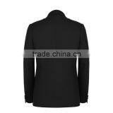 Juqian OEM Wholesale Slim Fit Classic Design Trendy Man Business Suits Black thumbnail-6