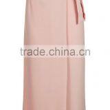 Fashion Women Wrap Tie Midi Skirt thumbnail-2