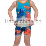 Fashion License Boy's Comfortable Seamless Vest Boxer Underwear sets