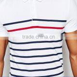 Personalized Custom Polo Shirt High Quality Man With Stripe Printing on Front thumbnail-2