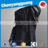 Hot Sale XXS-5XS Fashion Leather Overbust Corset thumbnail-1