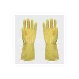 Natural Color Dip Flocklined Diamond Grip Latex Gloves For Protecting Hands