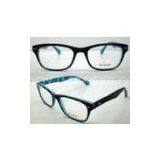 Blue Black Stylish Acetate Optical Frame For Women, Men 52-18-140mm
