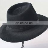 Ladies Formal Fashion Spring Wool Fedora Hat thumbnail-4