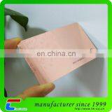 Rose Gold Metal Business Cards