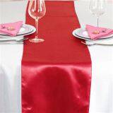 Wholesale red Satin Table Runner 12x108