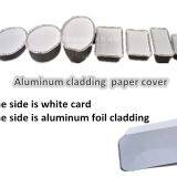 400 ML Aluminum Pans With Aluminum Cladding Paper Cover, Rectangular Aluminum Foil Grill Pans,Environmentally Friendly Disposable Aluminum Pans thumbnail-5