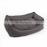 Hot Selling Solid Color Comfortable Washable Durable Fluffy Durable Large Sofa Pet Bed thumbnail-1