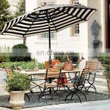 Outdoor Waterproof Black and White Striped Rugs Woven by Machine thumbnail-3