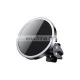 OEM Cargadores 15W Fast Charging Air Vent Car Phone Holder Mount Magnet Magnetic Wireless Charger for IPhone 12 thumbnail-3