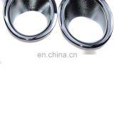 Pair Chrome Front Fog Light Lamp Covers Trim Ring For Nissan Qashqai 07-15 thumbnail-2