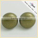 Alloy Button With Bottom Loop