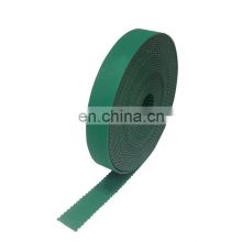 PU open steel cord double sided green fabric timing Belt