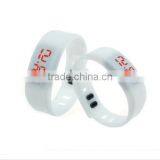 New Colorful Mens Womens Silicone LED Rubber Bracelet Touch Digital Wrist Watch thumbnail-5