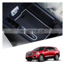 Interior Accessories Parts Silicone Armrest Rest Storage Box Center Control Console Organizer Tray For Cadillac Xt5 2017-2019