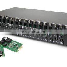 Manufacturer PCBA HALF and FULL With Mould 20KM 100M Single Fiber for Netlink HTB-3100 Fiber Media Converter Card thumbnail-4