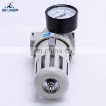BFR2000-4000 Air Source Treatment Aluminum Different Pressure Drain Compressed Pneumatic Air Filter Regulator With Gauge thumbnail-2