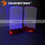 Factory Direct Transparent Illuminated Led Table Tent thumbnail-5