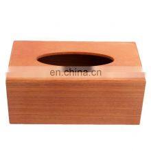 High Quality Wooden Bamboo Square Tissue Paper Holder Tissue Box thumbnail-3