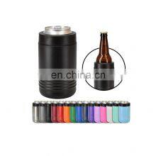 Slim Sublimation Blank Custom Printed Glitter Asobu Metal Can Cooler Insulated Stainless Steel thumbnail-4