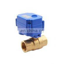 TF DC3-6V electric solenoid ball valve 8-10mm valve size for Solar thermal,under-floor,rain water,irrigation