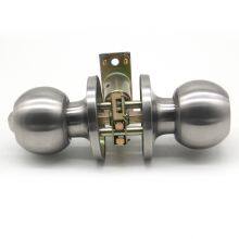Grade 3 Residential Entrance Privacy Bathroom Bedroom Interior Safe Tubular Lever Lockset Cylindrical Handle Knob Door Lock thumbnail-4