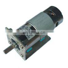Micro DC Gear Motor 25W Small Motor 12V High Torque Low Speed Positive Reverse Speed 10 30 55 110 250 360 630 955 RPM ZX-42GA775