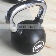 Free Weights Kettle Bell Deadlift Body Shape Building Gym Weight Accessory 8kg to 32kg Rubber Coated Kettlebell for Workout thumbnail-4