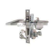 Modern Mortise Narrow Gate Zinc Doorr Handle Locks Set Use Sliding Door Lock for Wooden Door Pull Handle Sliding Door Handle Loc