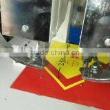 HAS VIDEO 195 Cycles Per Minute 2 Heads Electric Semi Automatic Eyelet Punch Machine For Paper Bag,Non Woven Bag,Shopping Bag thumbnail-5