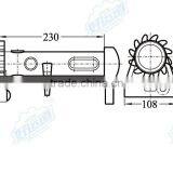 08148 Heavy Duty Winch,Weld-on Combination Webbing and Cable Winches thumbnail-2