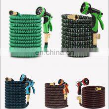 High Pressure Green Quick Connect Expandable Black Water Pipe Reel Wall Mount Sprayer Hose Garden thumbnail-4